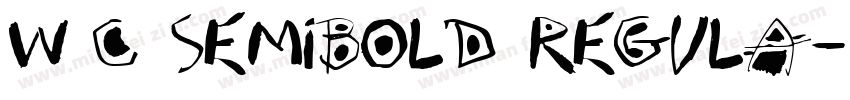 W6c SemiBold Regula字体转换